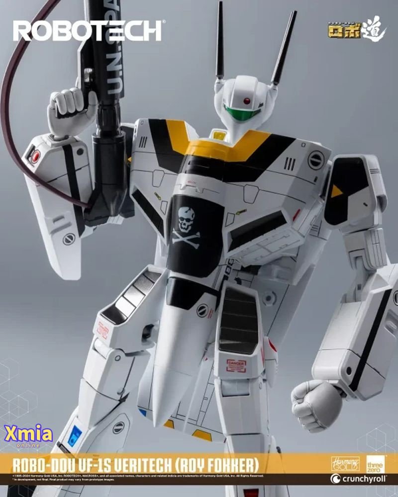 Action Figure Threezero Robotech RoBo-Dou VF‐1S Veritech Roy Focker