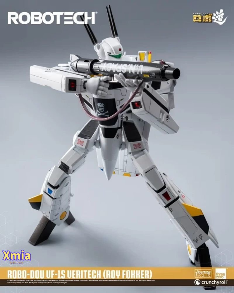 Action Figure Threezero Robotech RoBo-Dou VF‐1S Veritech Roy Focker