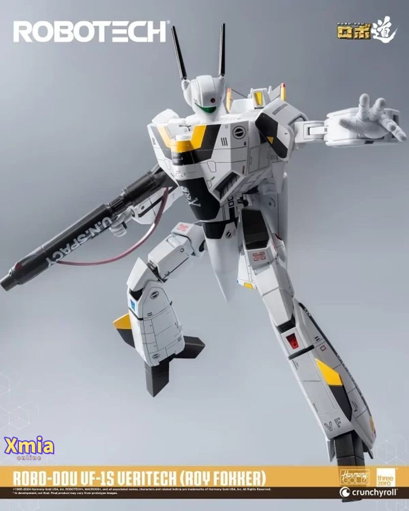 Action Figure Threezero Robotech RoBo-Dou VF‐1S Veritech Roy Focker