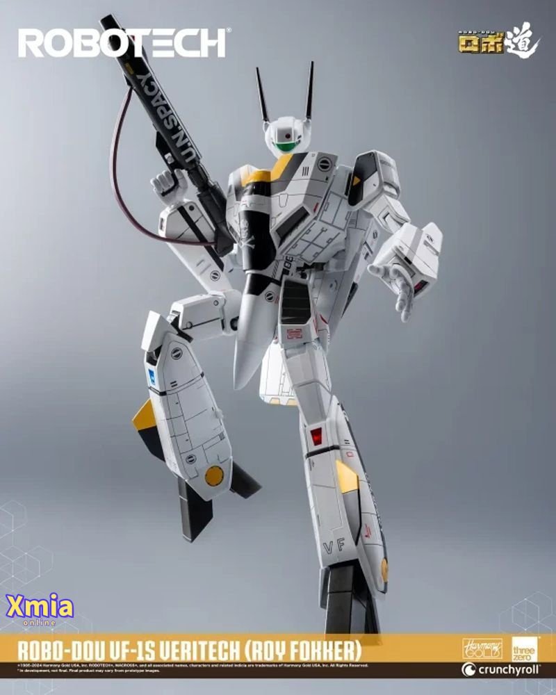 Action Figure Threezero Robotech RoBo-Dou VF‐1S Veritech Roy Focker