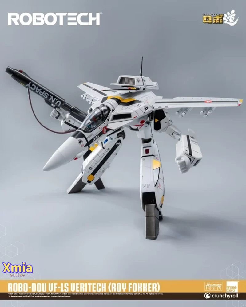 Action Figure Threezero Robotech RoBo-Dou VF‐1S Veritech Roy Focker