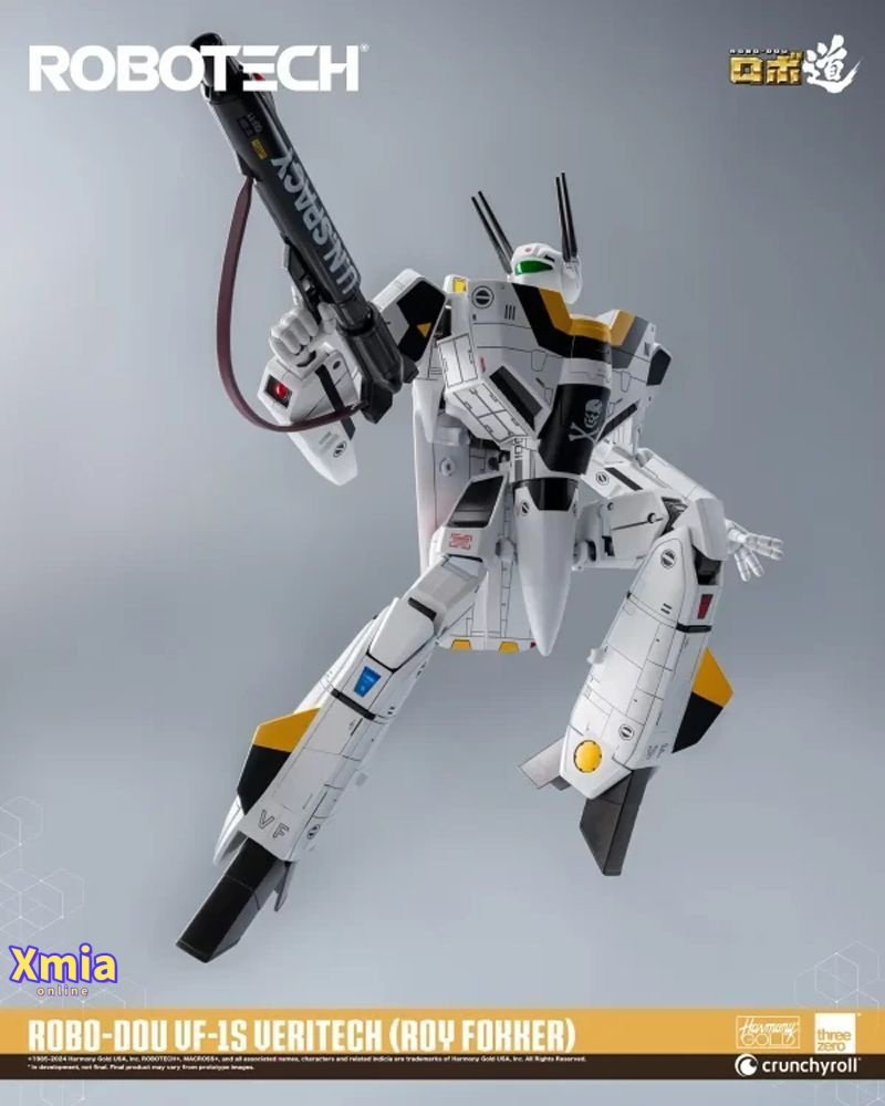Action Figure Threezero Robotech RoBo-Dou VF‐1S Veritech Roy Focker