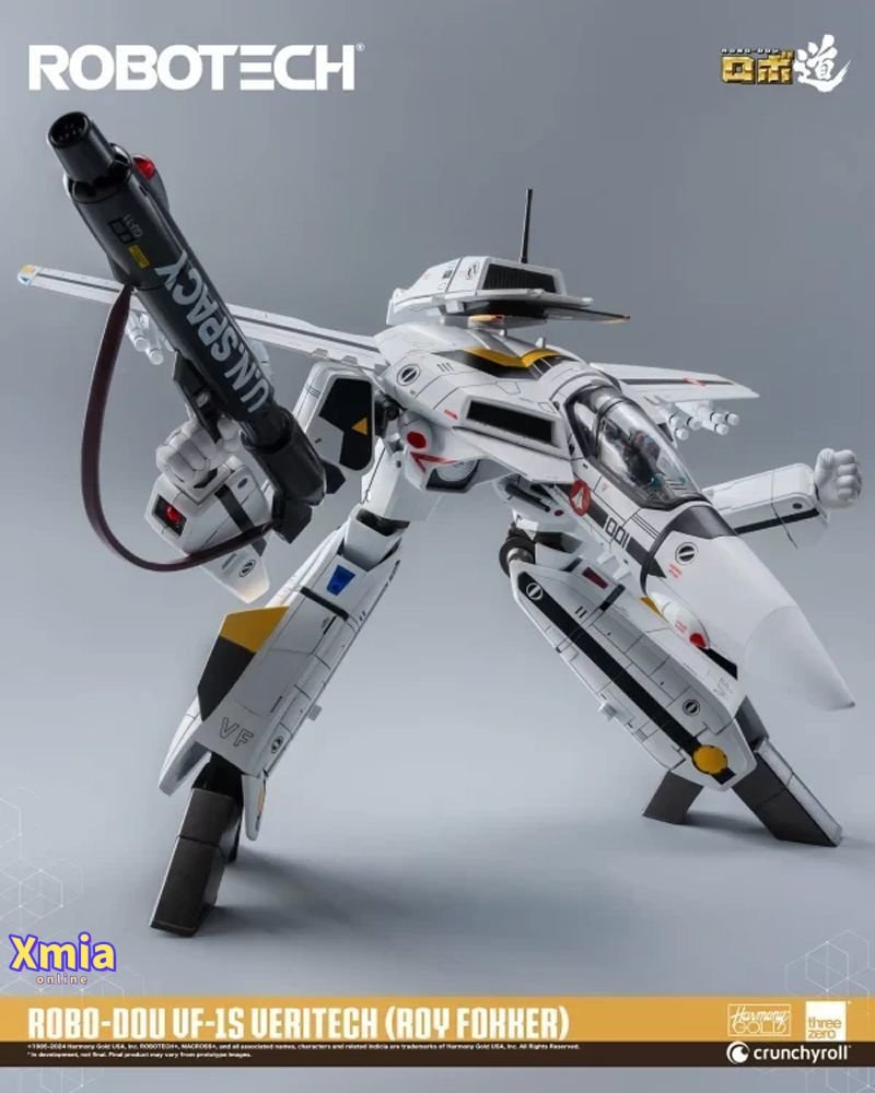 Action Figure Threezero Robotech RoBo-Dou VF‐1S Veritech Roy Focker