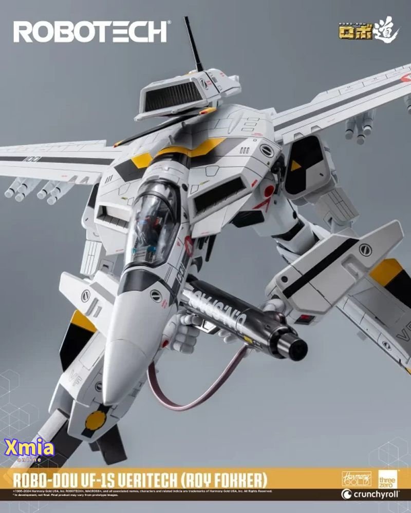 Action Figure Threezero Robotech RoBo-Dou VF‐1S Veritech Roy Focker