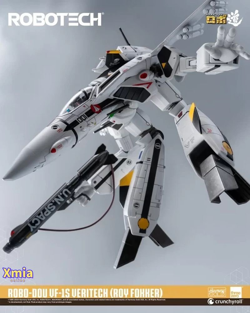 Action Figure Threezero Robotech RoBo-Dou VF‐1S Veritech Roy Focker