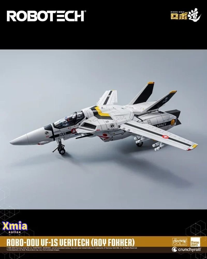 Action Figure Threezero Robotech RoBo-Dou VF‐1S Veritech Roy Focker