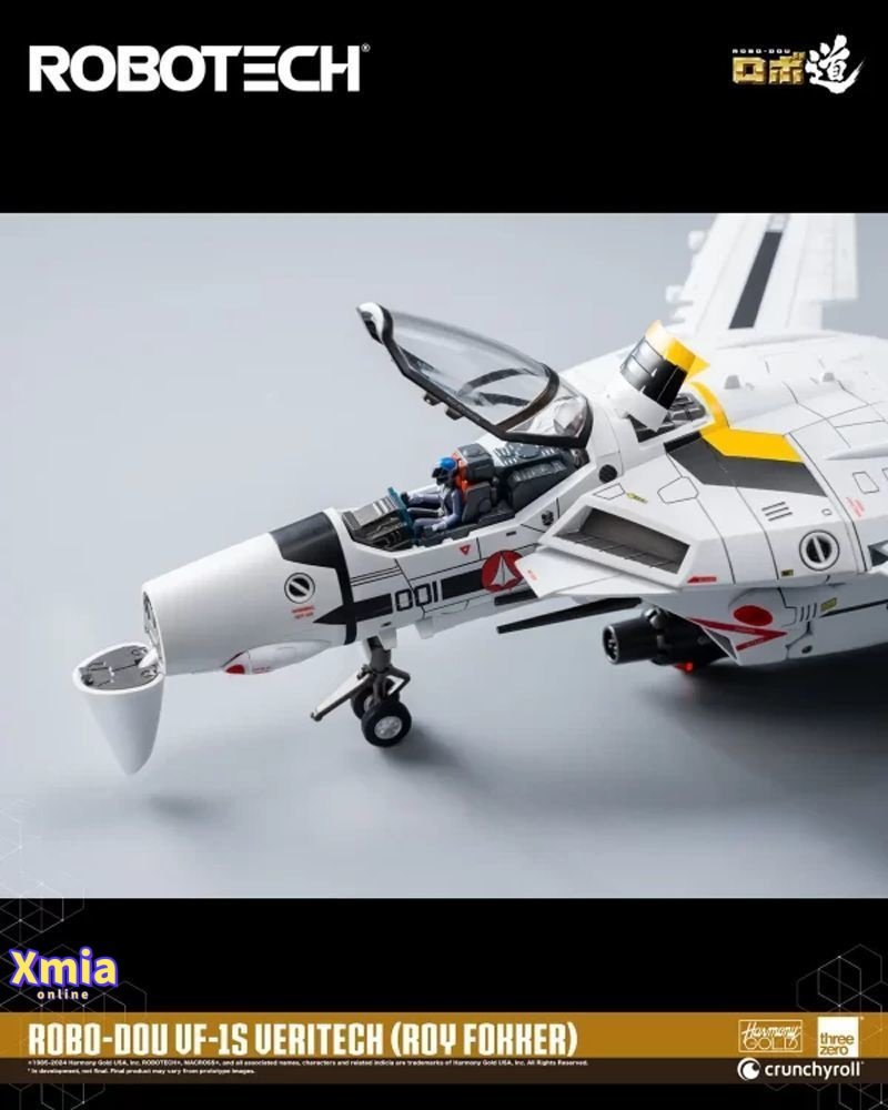 Action Figure Threezero Robotech RoBo-Dou VF‐1S Veritech Roy Focker