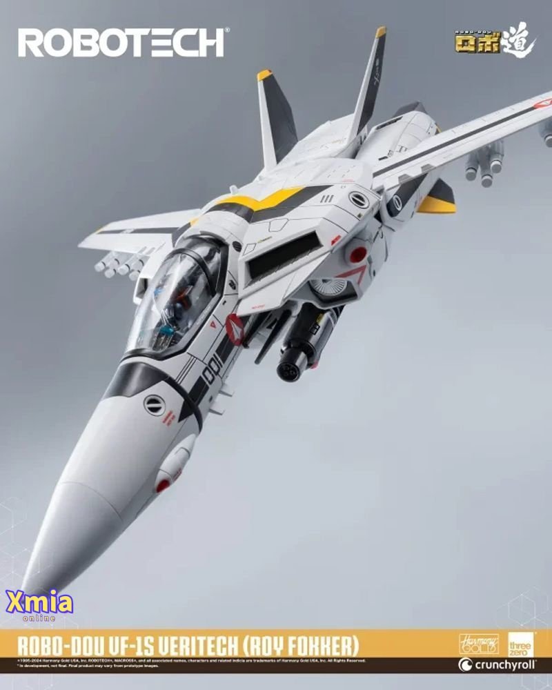 Action Figure Threezero Robotech RoBo-Dou VF‐1S Veritech Roy Focker