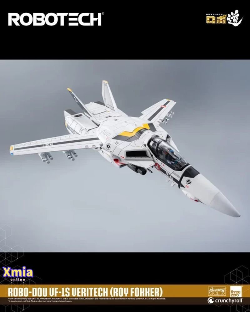 Action Figure Threezero Robotech RoBo-Dou VF‐1S Veritech Roy Focker