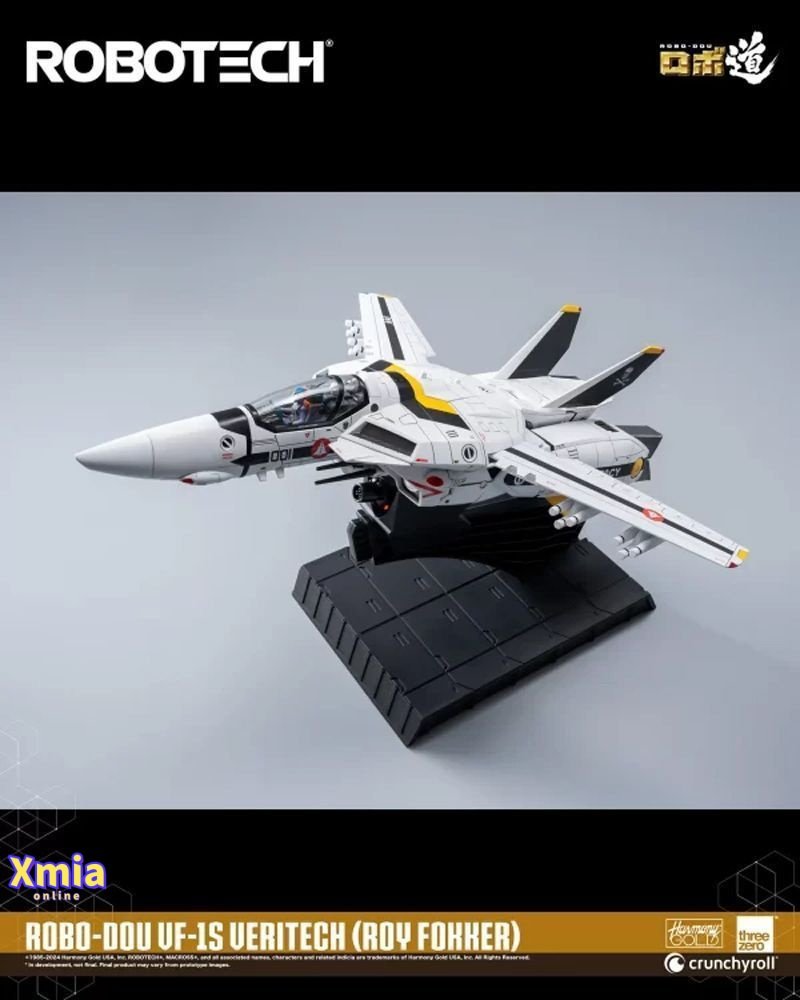 Action Figure Threezero Robotech RoBo-Dou VF‐1S Veritech Roy Focker