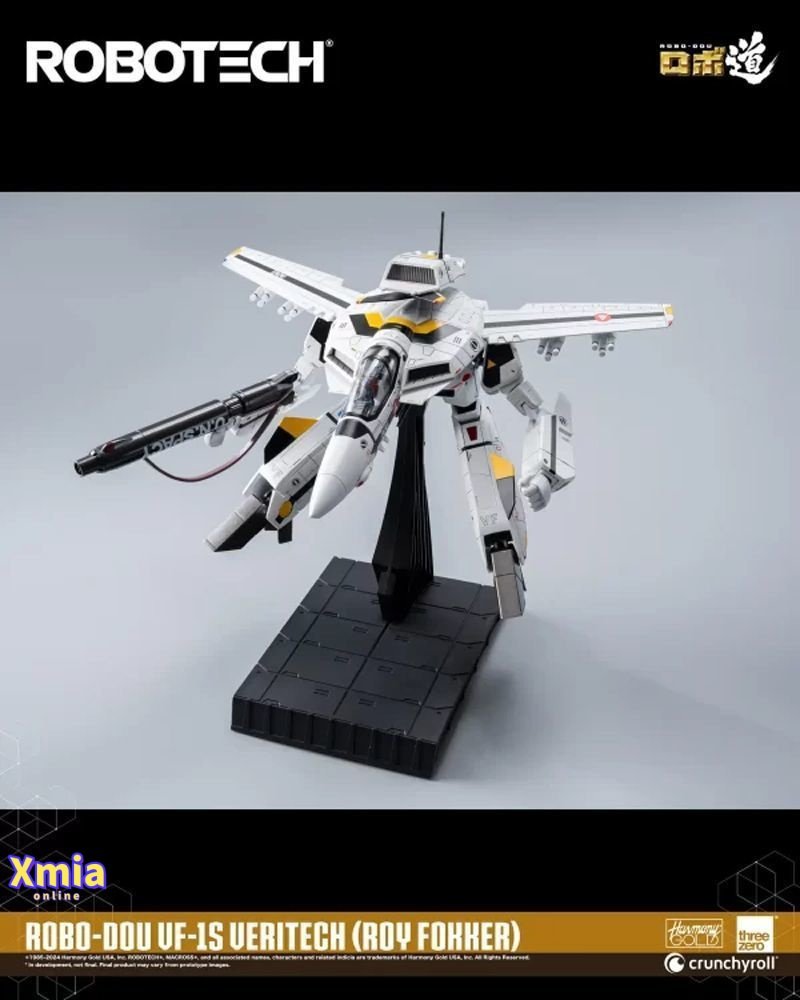 Action Figure Threezero Robotech RoBo-Dou VF‐1S Veritech Roy Focker