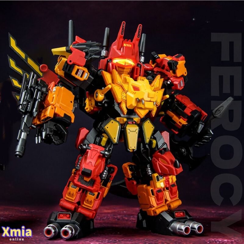 Transformers toy JiGuangMao Toy Steel Kiddy Party JGM-SKP01 Mini-Ferocy Predaking Set of 5