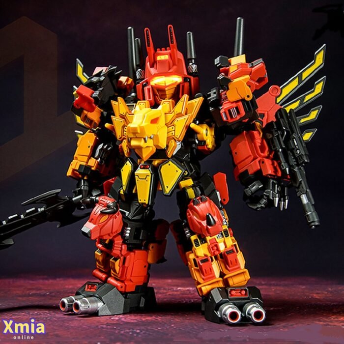 Transformers toy JiGuangMao Toy Steel Kiddy Party JGM-SKP01 Mini-Ferocy Predaking Set of 5