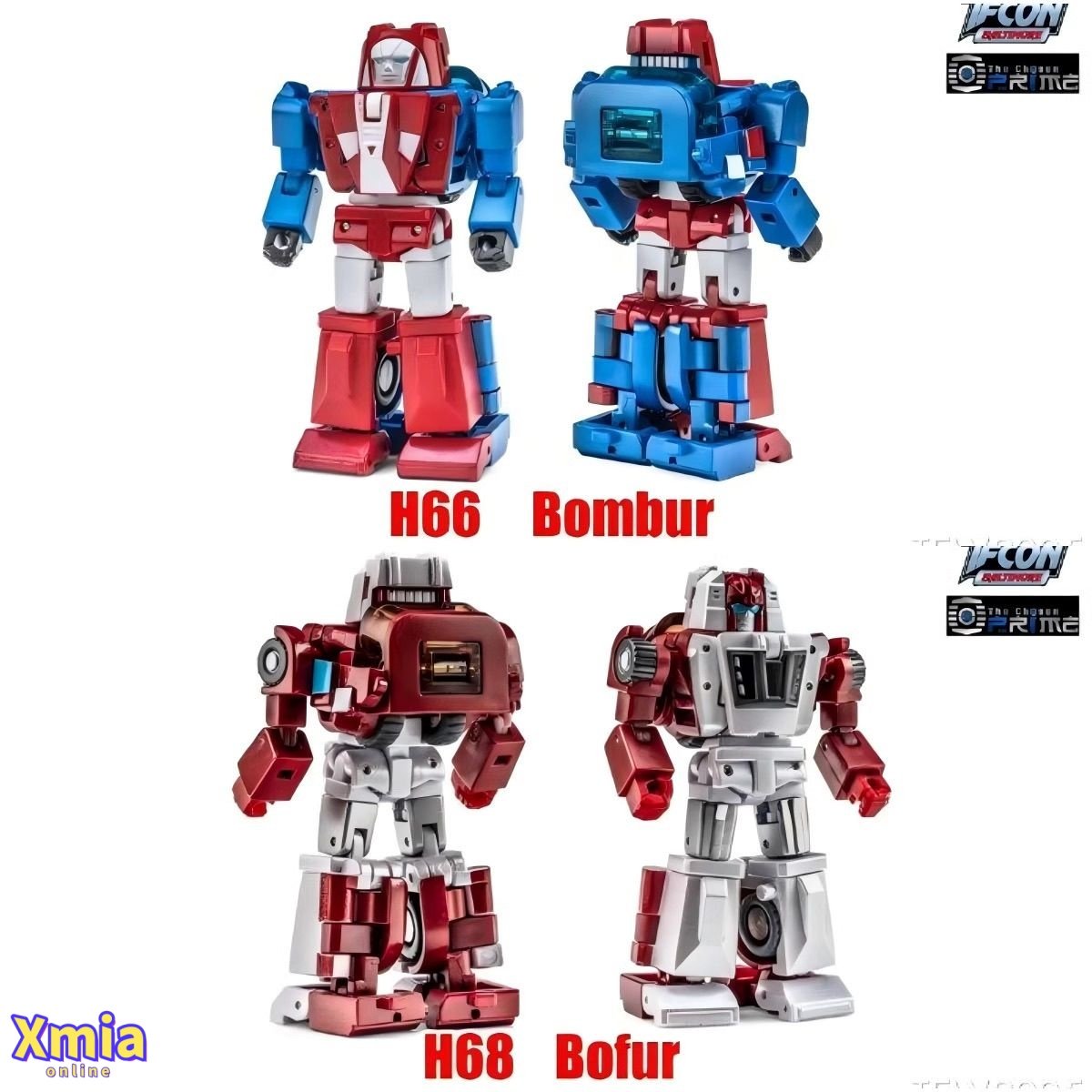 Transformers toy NewAge H66 Bombur Gears & Swerve Set of 2