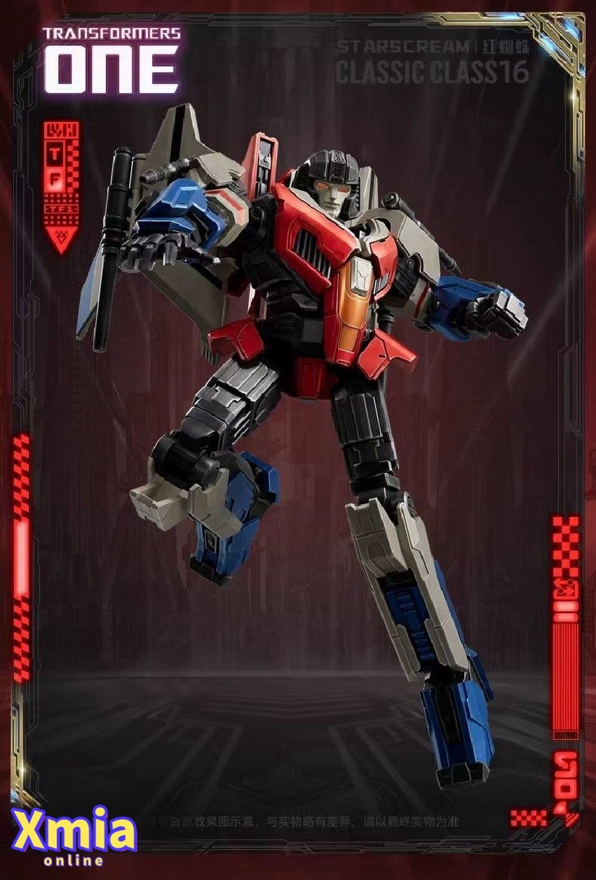 Action Figure Blokees Transformers One Starscream Model Kit Beyond Version