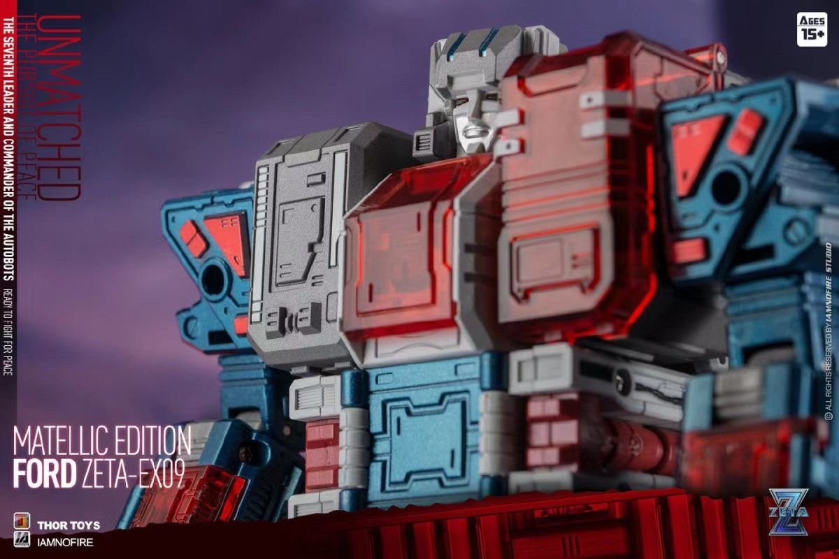 Transformers toy Zeta Toys EX-09 Ford Fortress Maximus Metallic Version