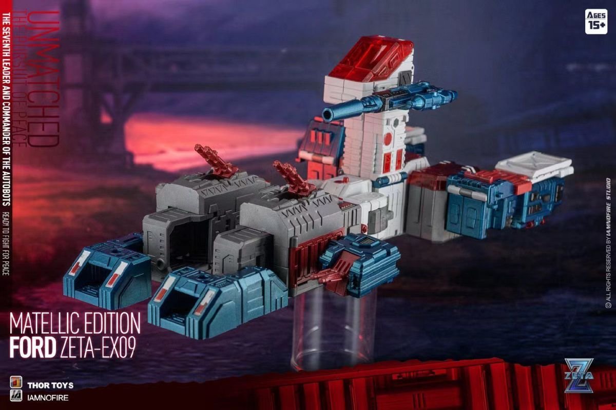 Transformers toy Zeta Toys EX-09 Ford Fortress Maximus Metallic Version