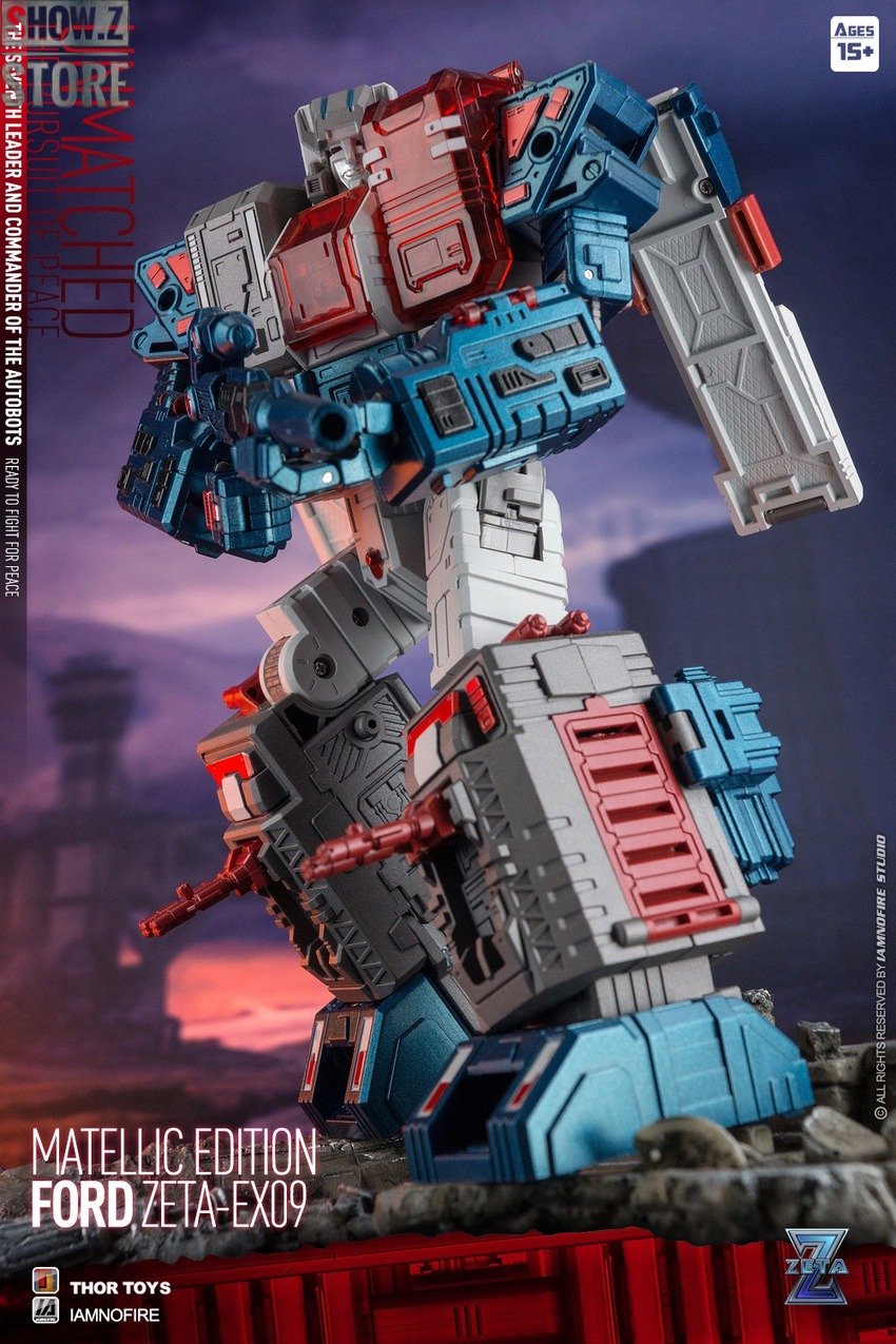 Transformers toy Zeta Toys EX-09 Ford Fortress Maximus Metallic Version