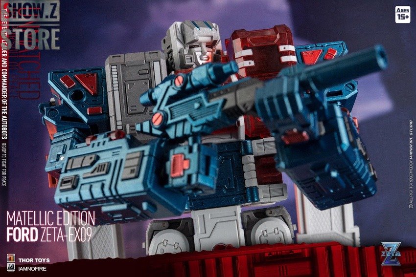 Transformers toy Zeta Toys EX-09 Ford Fortress Maximus Metallic Version