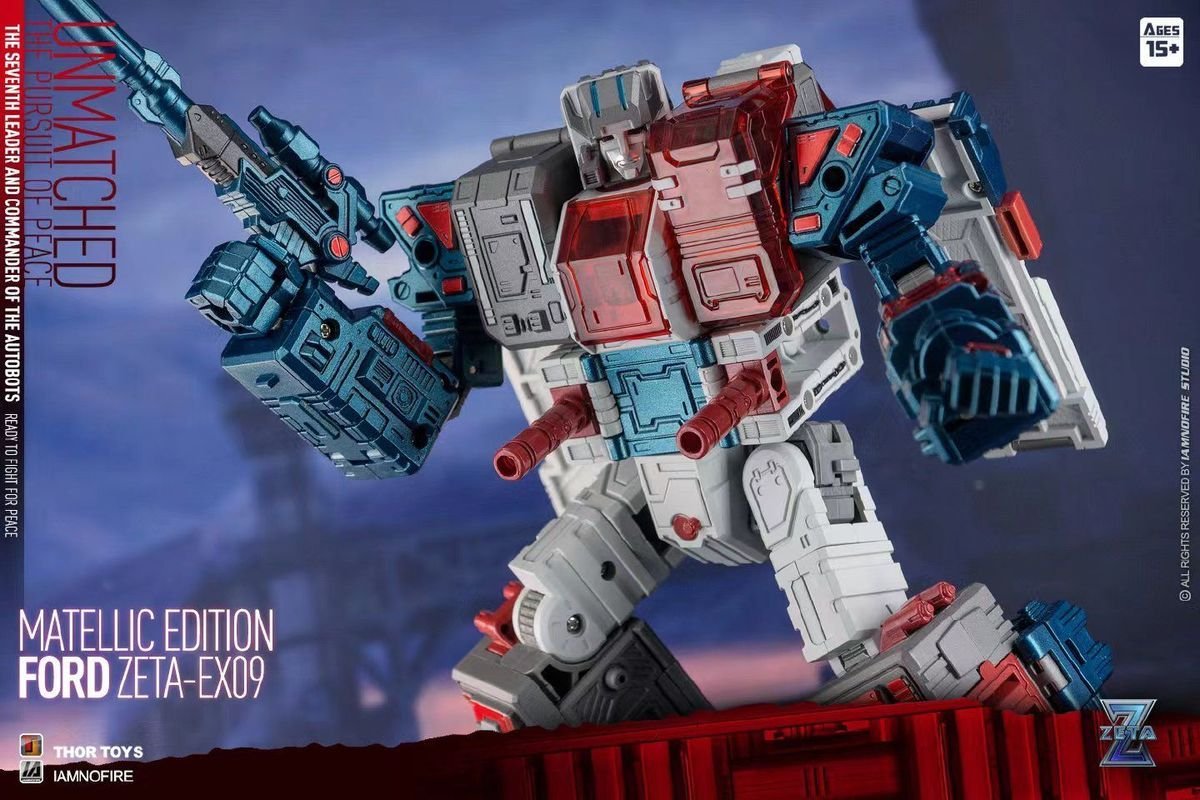 Transformers toy Zeta Toys EX-09 Ford Fortress Maximus Metallic Version