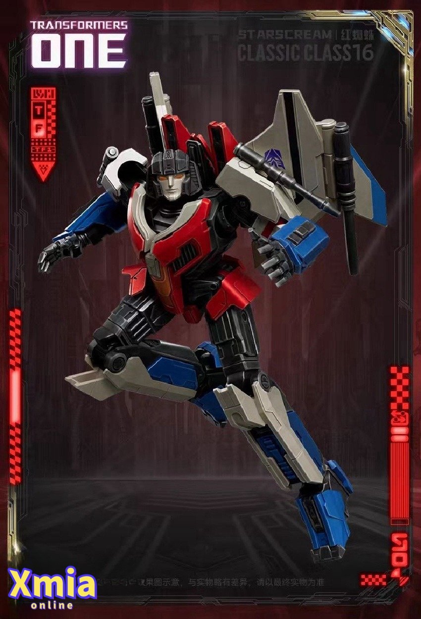 Action Figure Blokees Transformers One Starscream Model Kit Beyond Version