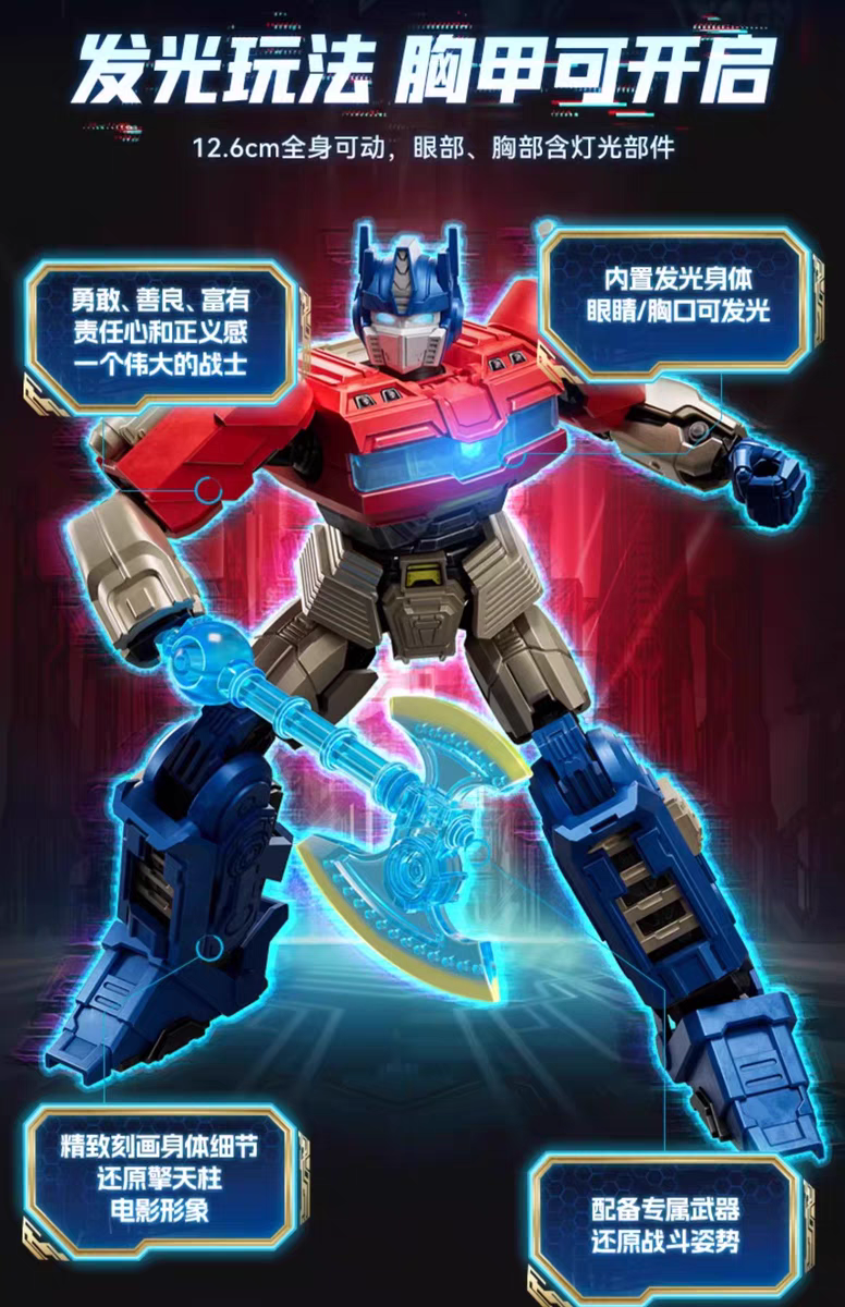 Action Figure Blokees Transformers One CC11 Optimus Prime