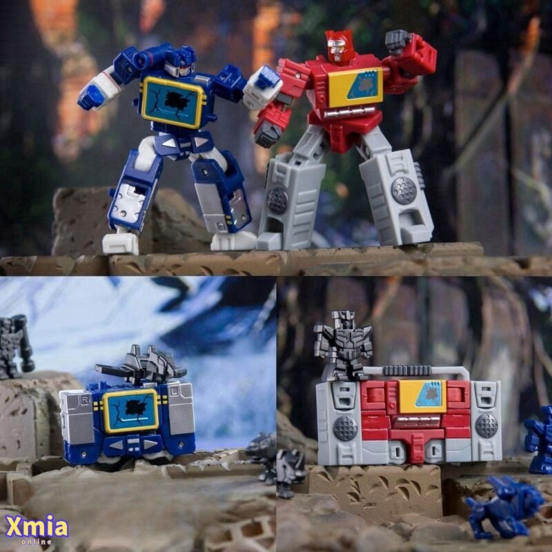 Transformers toy Dr.Wu & Mechanic Studio DW-E02 Monitor Soundwave & DW-E16 Sound Master Blaster Set of 2