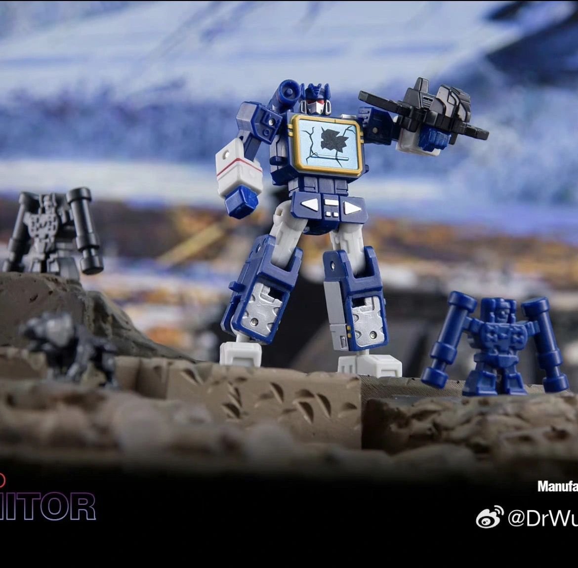 Transformers toy Dr.Wu & Mechanic Studio DW-E02 Monitor Soundwave & DW-E16 Sound Master Blaster Set of 2