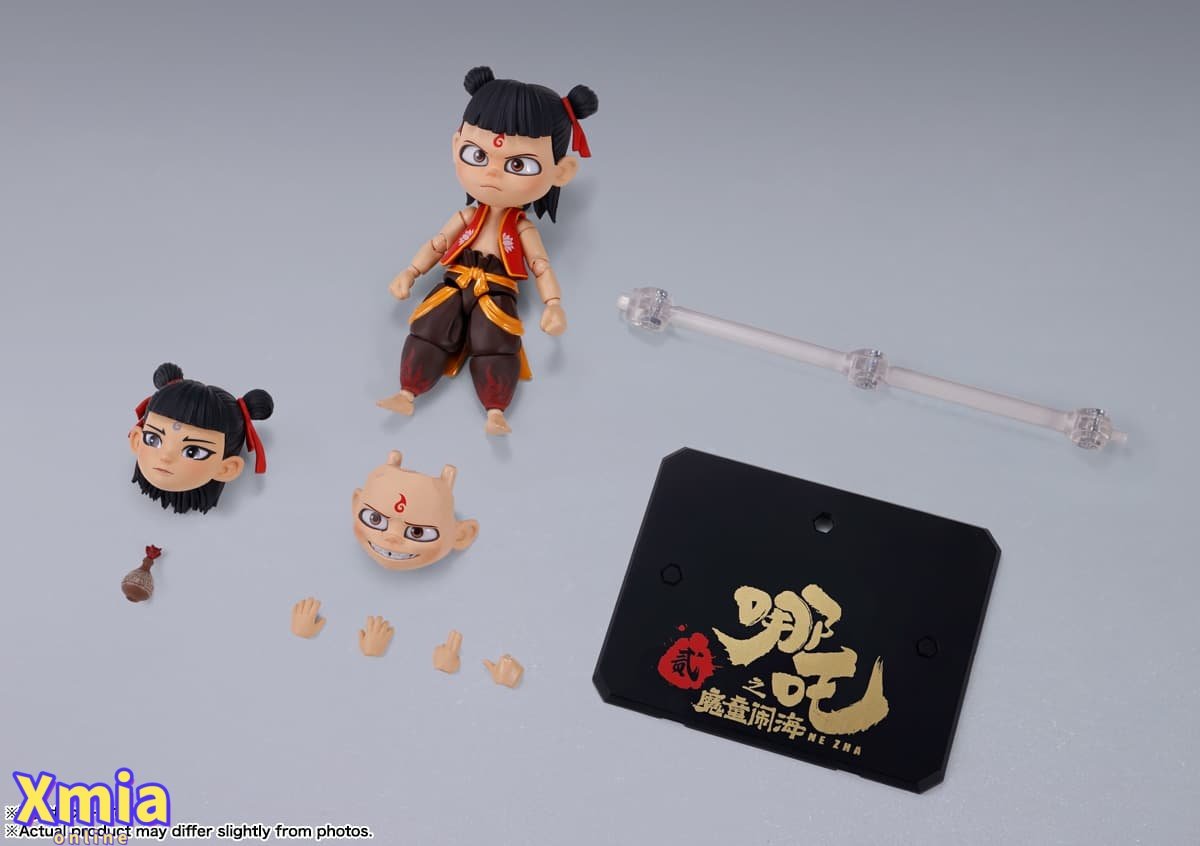 Action Figure SHF Ne Zha: The Devil Child Makes Havoc in the Sea 2.0 Version