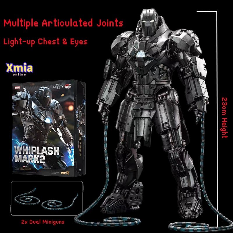 Action Figure ZT Toys Marvel Licensed 1/10 Iron Man 2 Whiplash