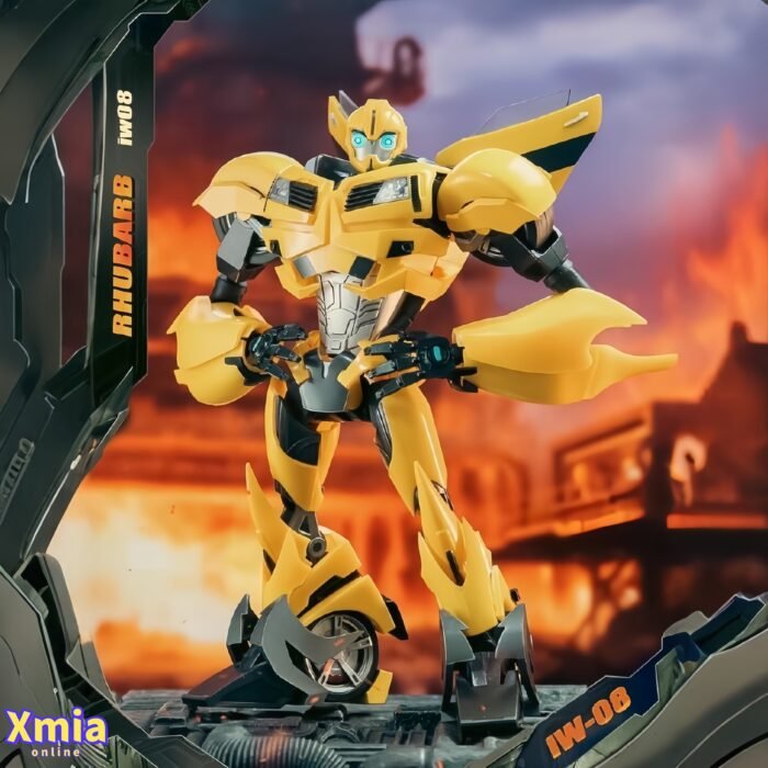Action Figure Iron Warrior Transformers: Prime IW-08 Scout Rhubarb Bumblebee