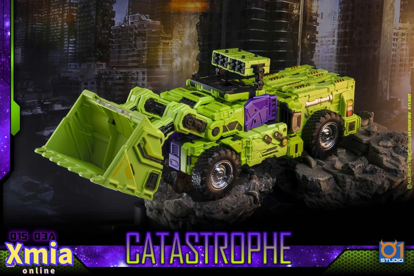 Transformers toy 01-Studio 01S03A Catastrophe Scrapper Desolator Devastator