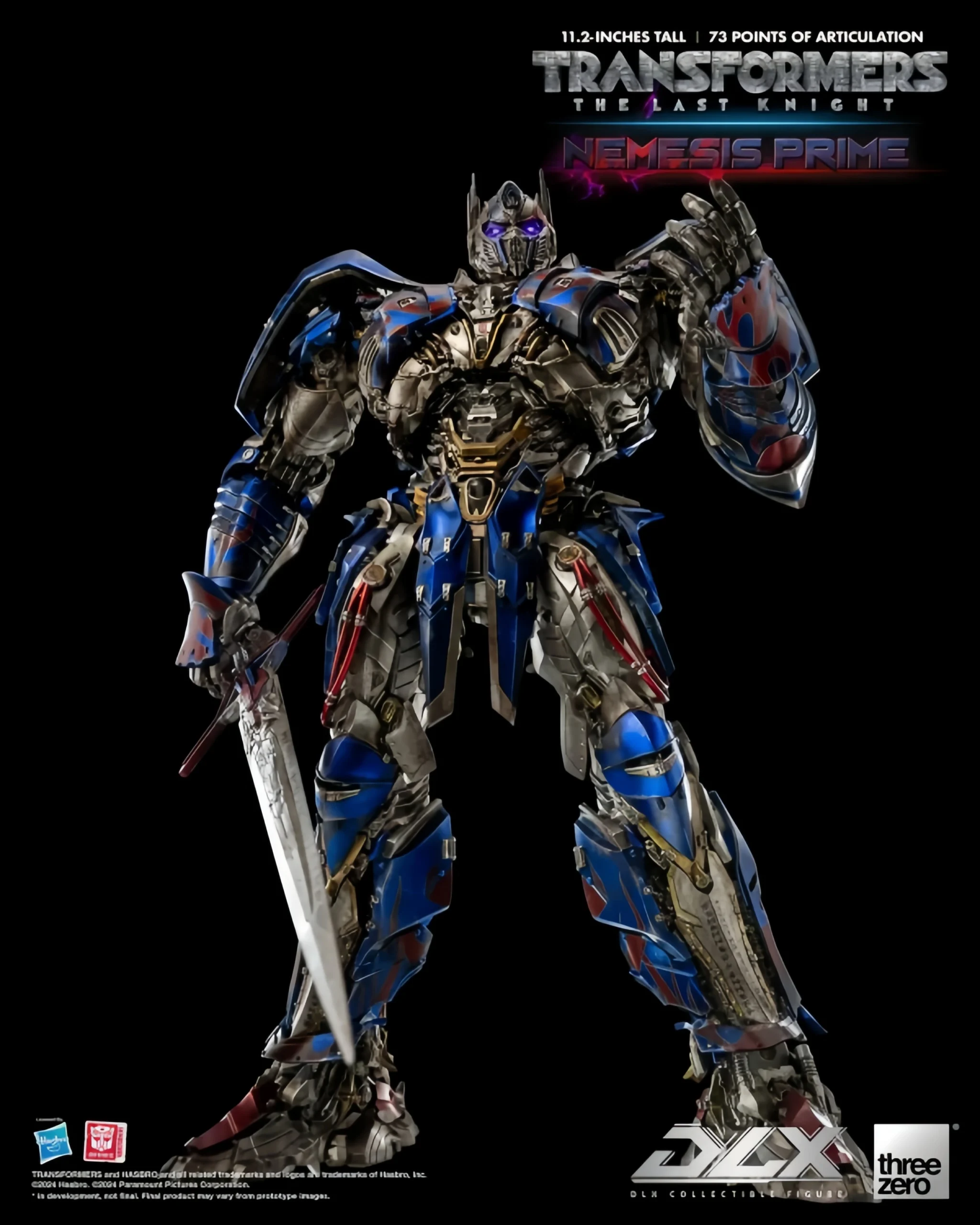 Action Figures Threezero Transformers: The Last Knight DLX Nemesis Prime