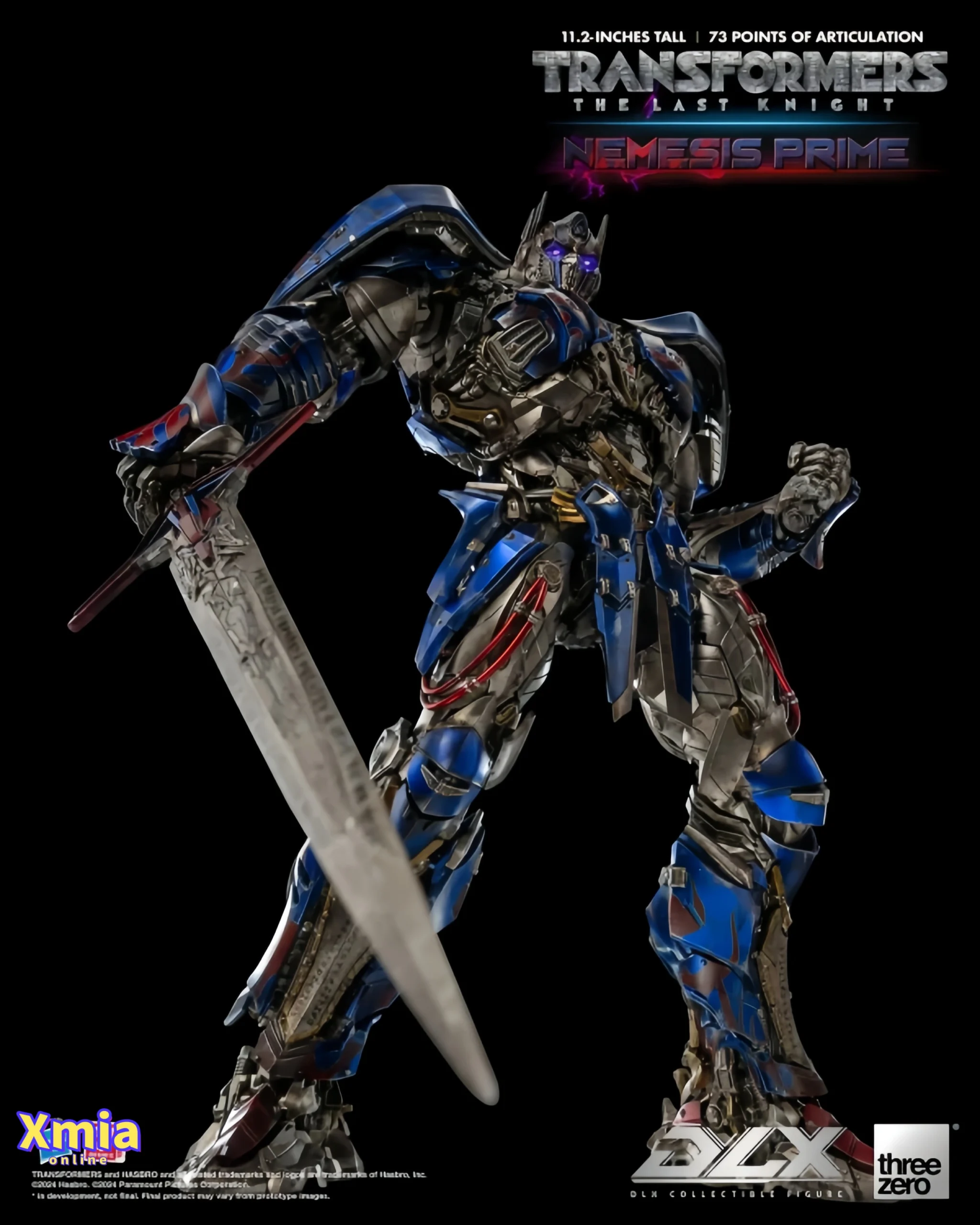 Action Figures Threezero Transformers: The Last Knight DLX Nemesis Prime