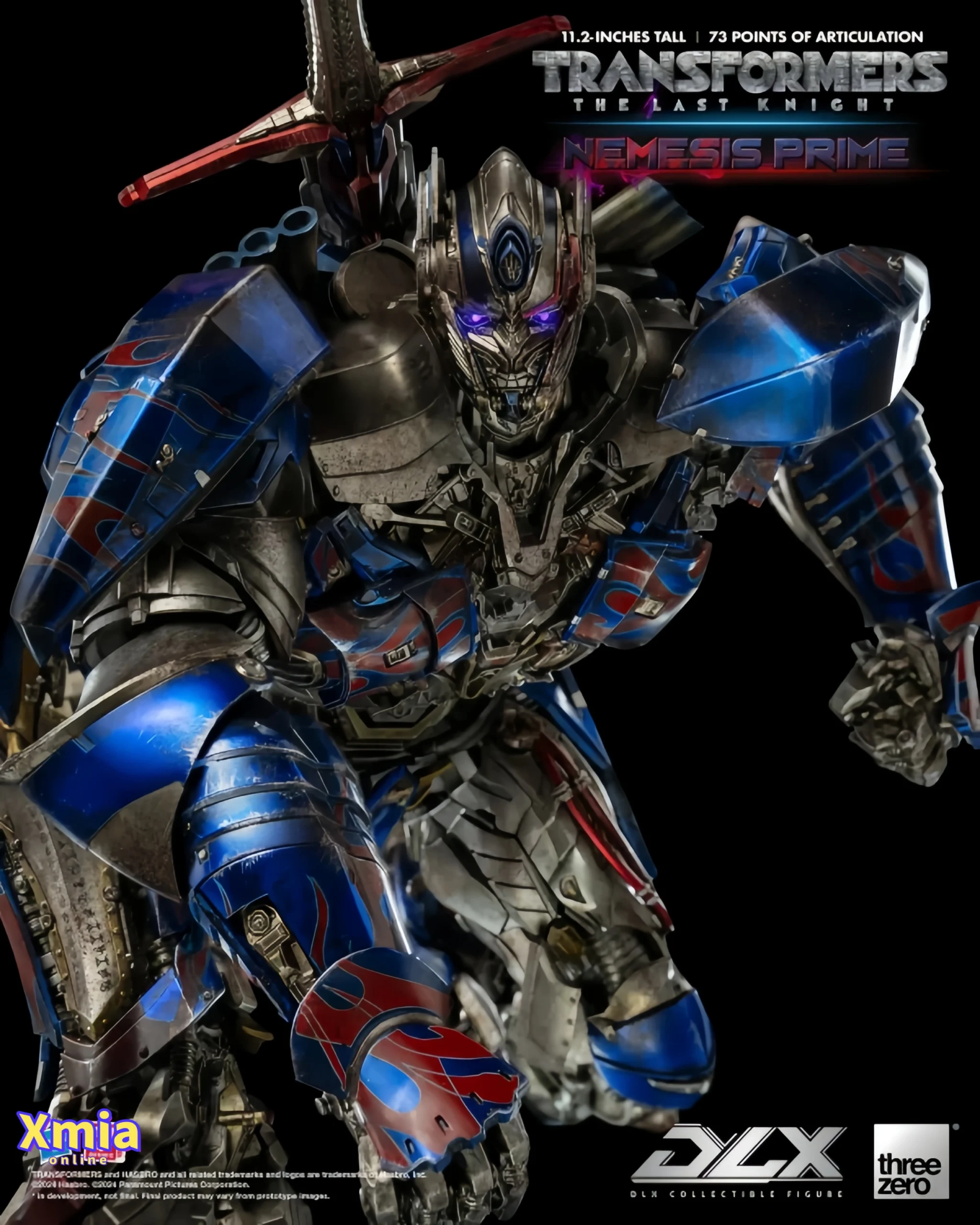 Action Figures Threezero Transformers: The Last Knight DLX Nemesis Prime