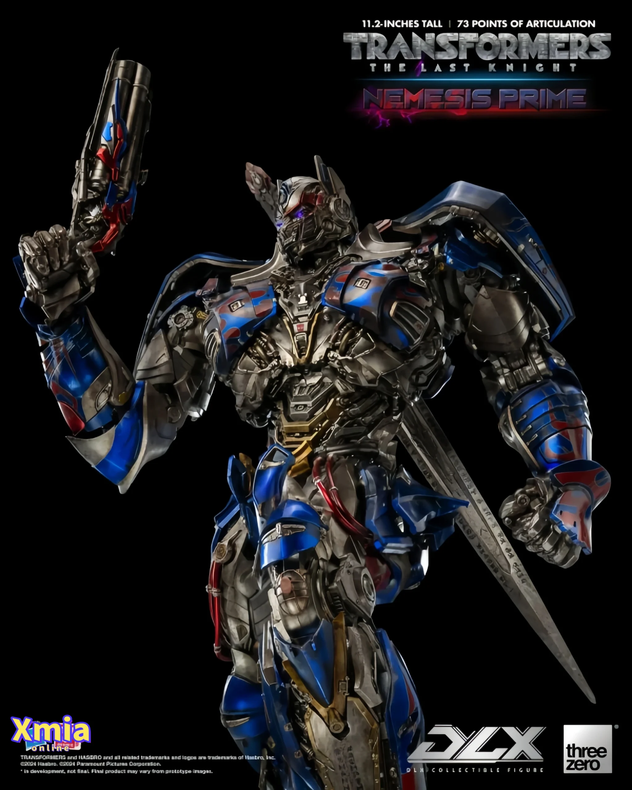 Action Figures Threezero Transformers: The Last Knight DLX Nemesis Prime