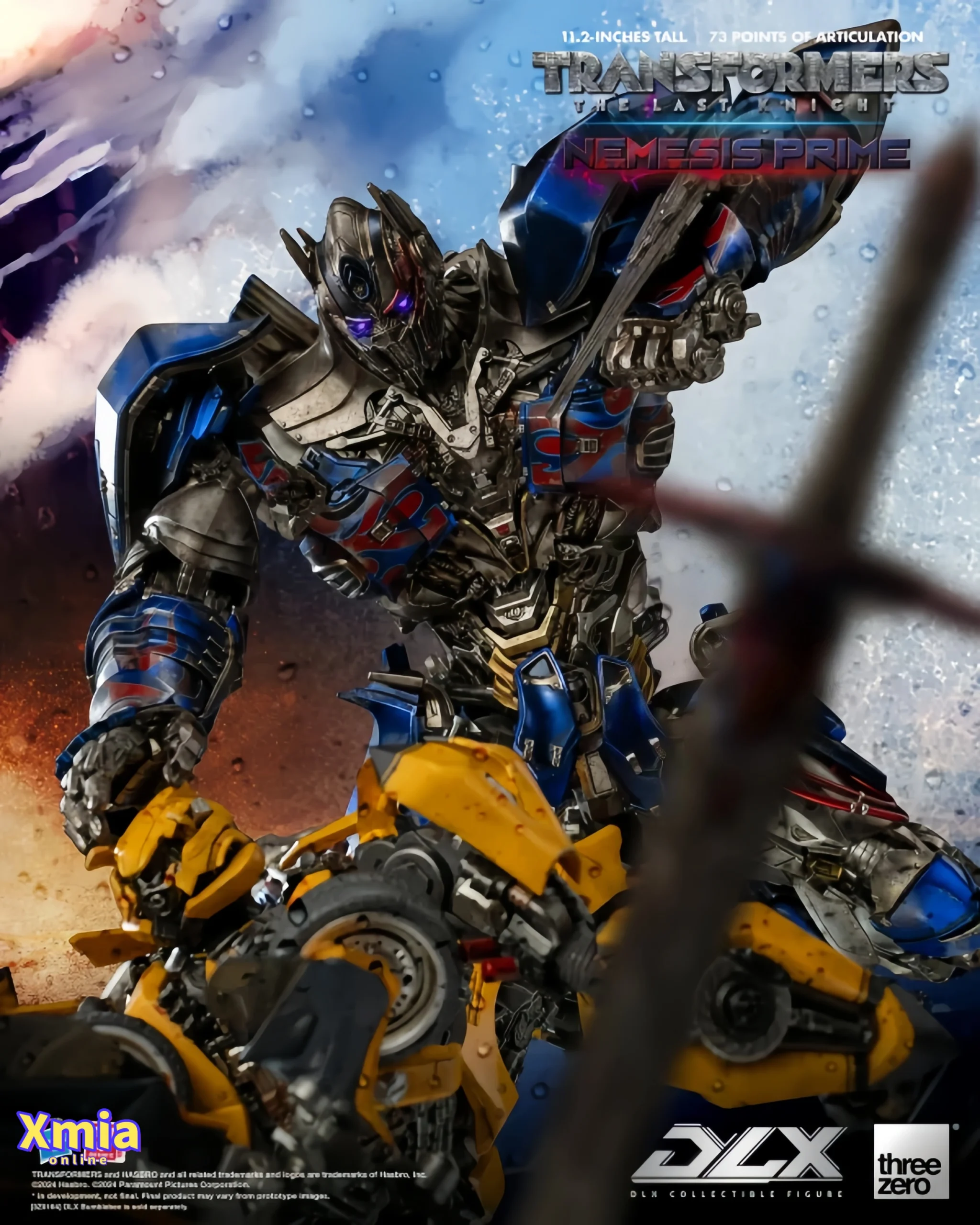 Action Figures Threezero Transformers: The Last Knight DLX Nemesis Prime
