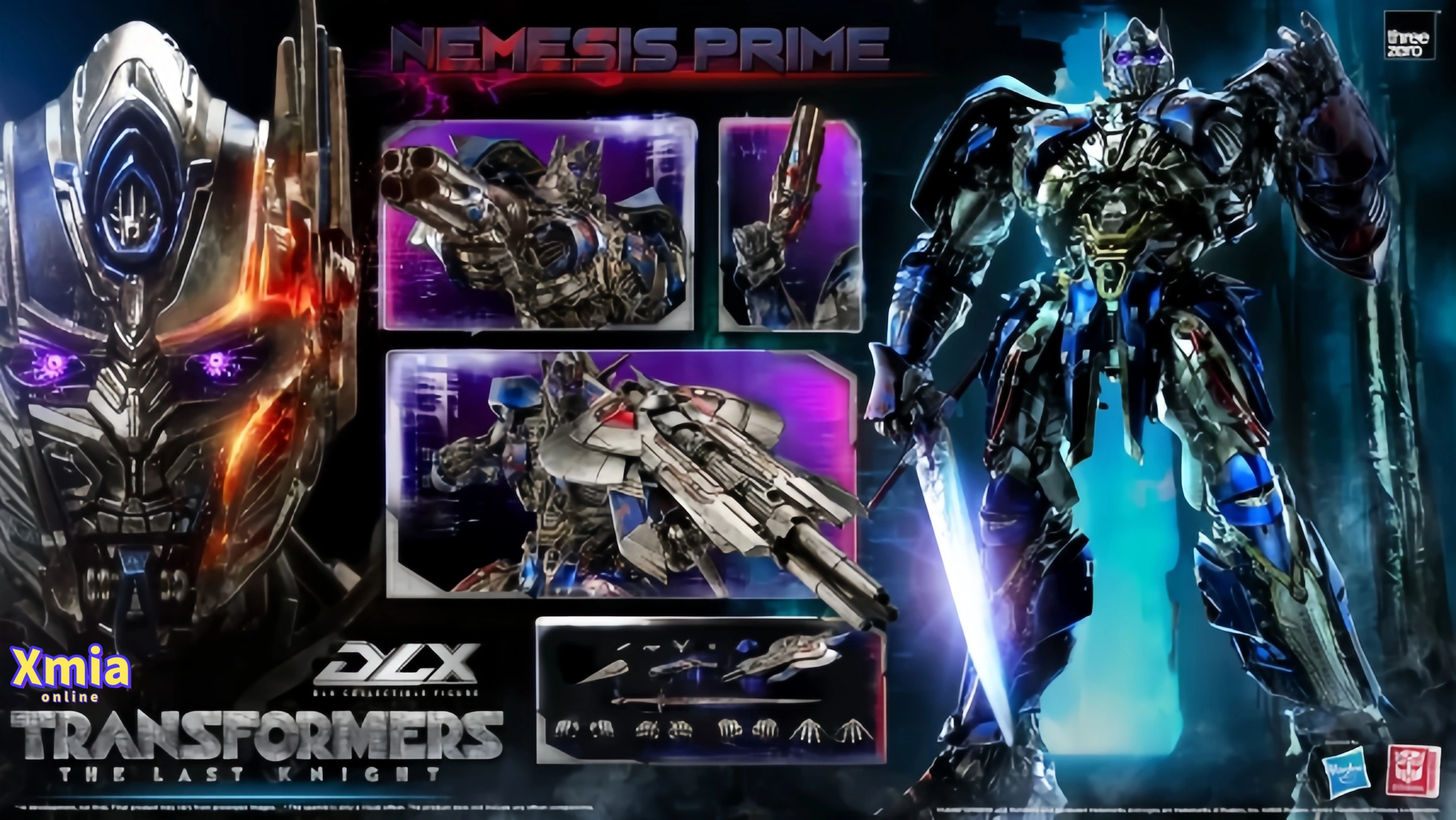 Action Figures Threezero Transformers: The Last Knight DLX Nemesis Prime