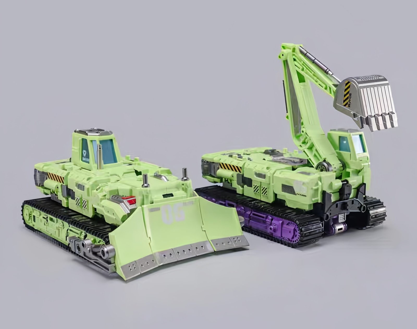 Transformers toys Mecha Invasion GLA05 & GLA06 Giant Legion Heavy Builder Bonecrusher & Scavenger Set of 2