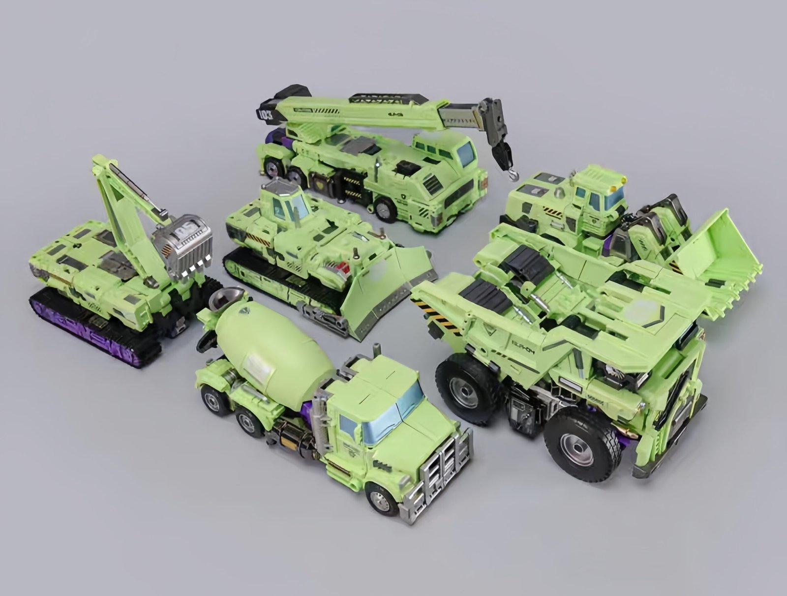 Transformers toys Mecha Invasion GLA05 & GLA06 Giant Legion Heavy Builder Bonecrusher & Scavenger Set of 2