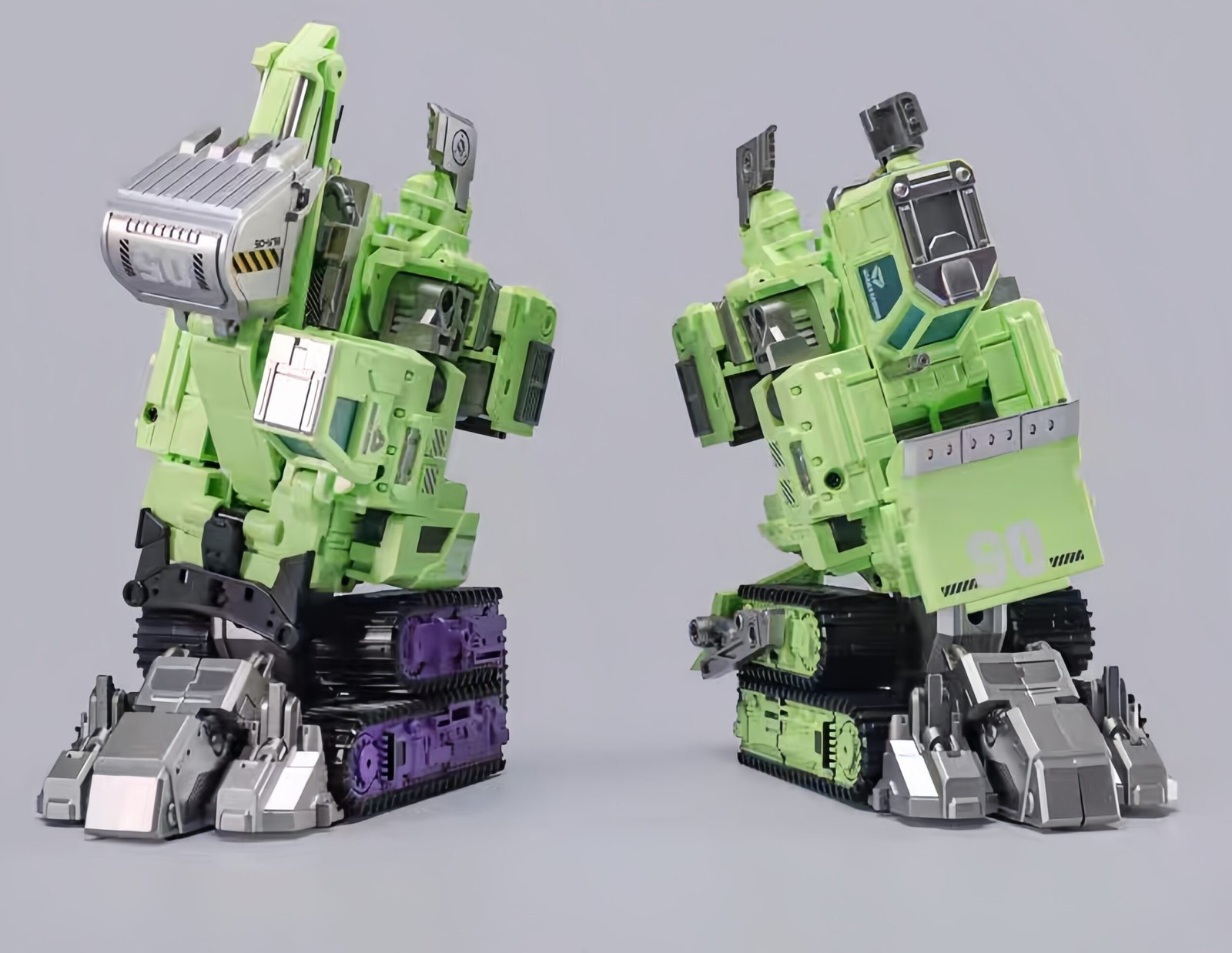 Transformers toys Mecha Invasion GLA05 & GLA06 Giant Legion Heavy Builder Bonecrusher & Scavenger Set of 2