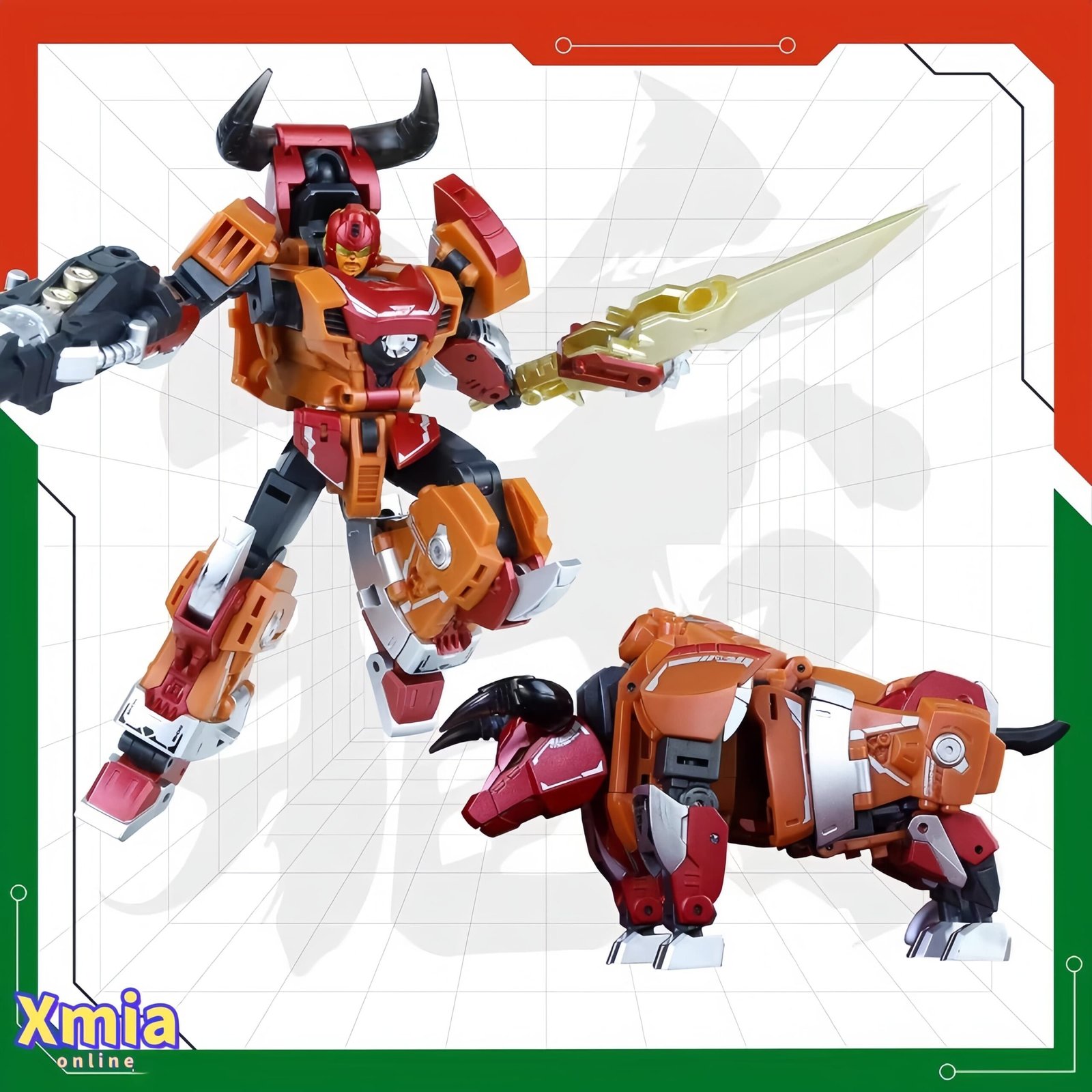 Transformers toy Cang-Toys CY-Mini 01/02/03/04/05/06 Mini Chiyou (Predaking)