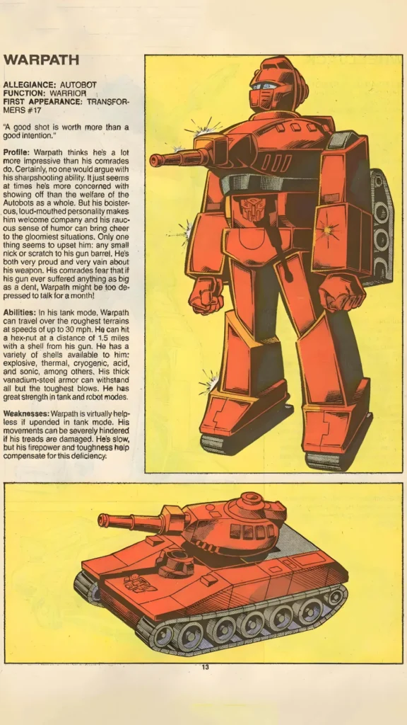 Transformers: Tank Titans of the G1 Era - Warpath's Boisterous Bravery vs. Blitzwing's Triumphant Tactics