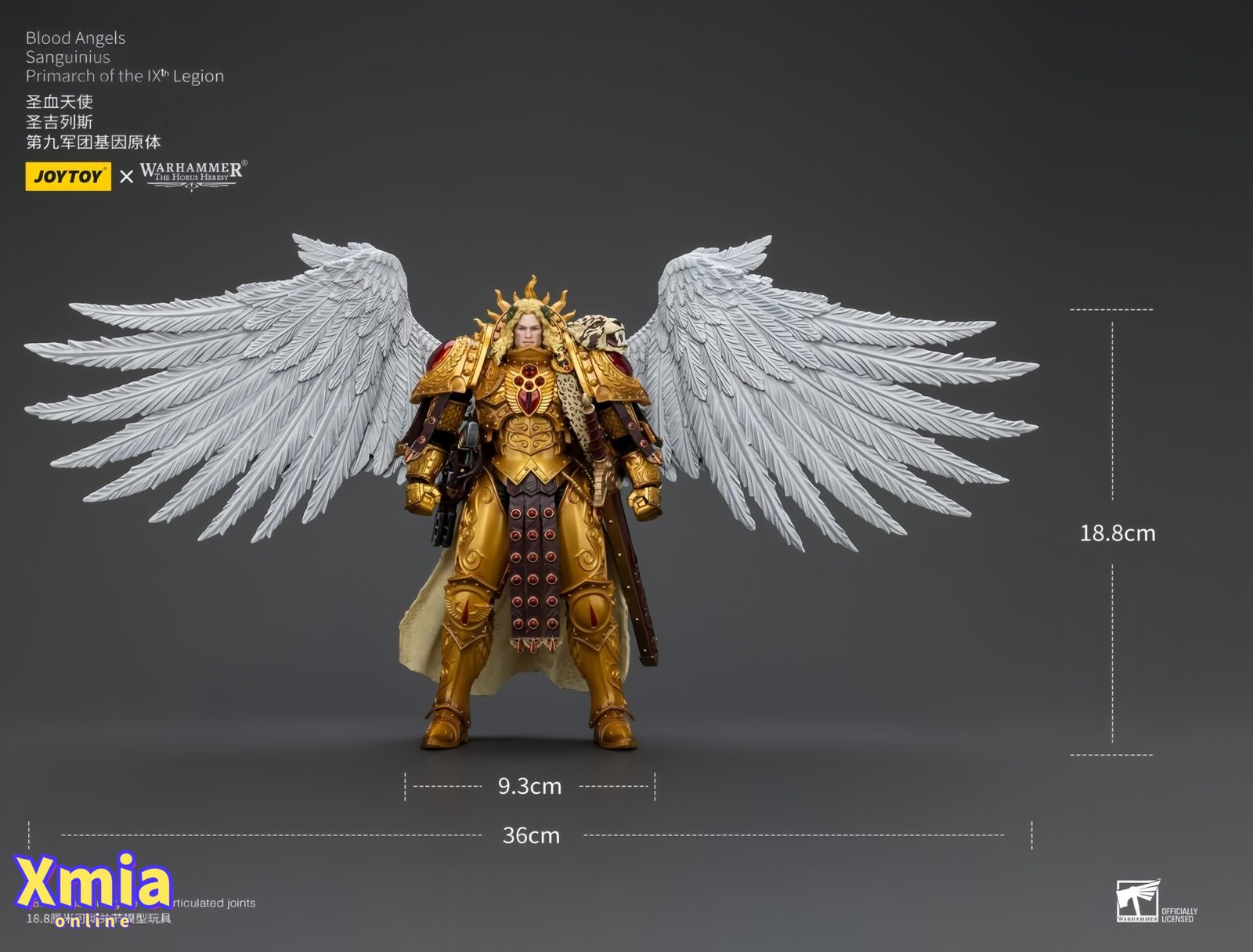 Action Figure JoyToy JT00218 1/18 Warhammer The Horus Heresy Blood Angels Sanguinius Primarch of the IXth Legion
