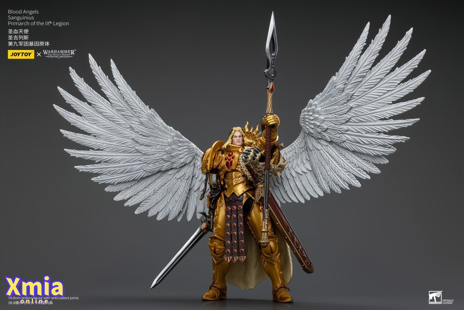 Action Figure JoyToy JT00218 1/18 Warhammer The Horus Heresy Blood Angels Sanguinius Primarch of the IXth Legion