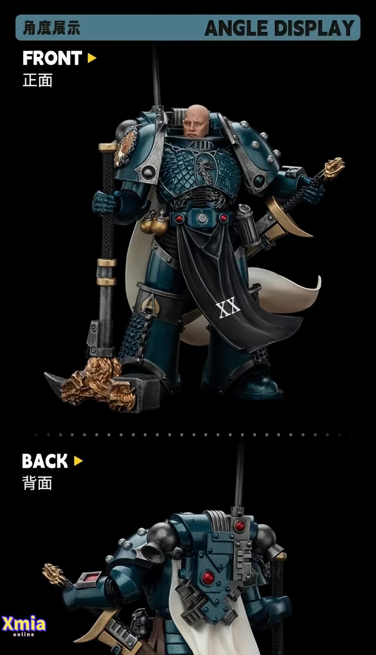 Action Figure JoyToy JT01222 1/18 Warhammer The Horus Heresy Alpha Legion Harrowmaster Armillus Dynat