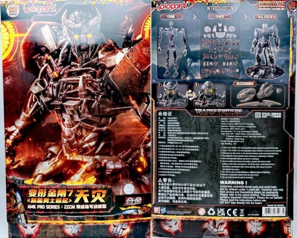 Transformers Toy Review: YOLOPARK AMK PRO Scorponok (TF: Rise of the Beasts) – A Masterful Creation Worthy of Recommendation