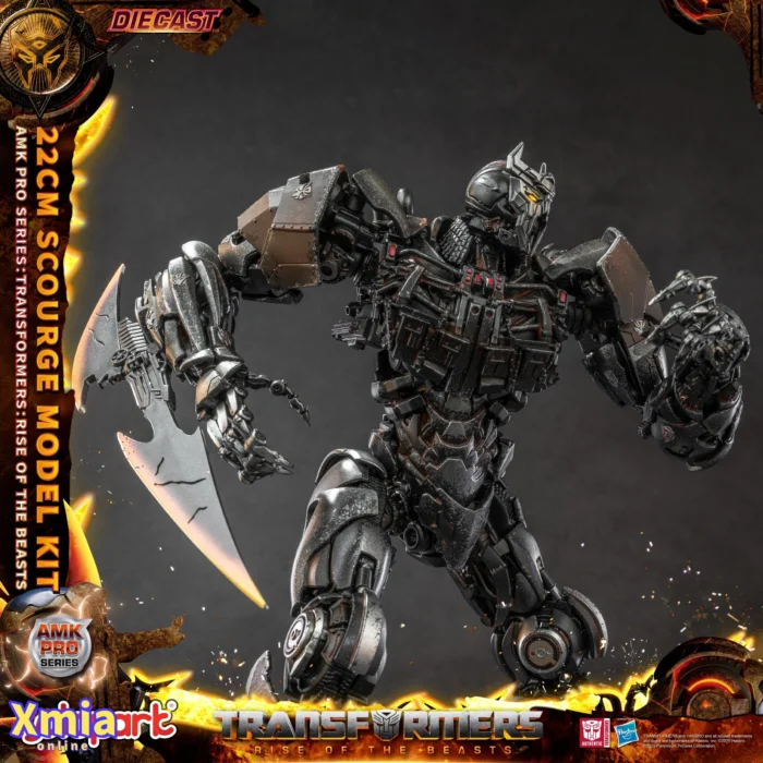 Transformers toy Yolopark Rise of the Beasts AMK PRO Series 22cm Scourge Model Kit