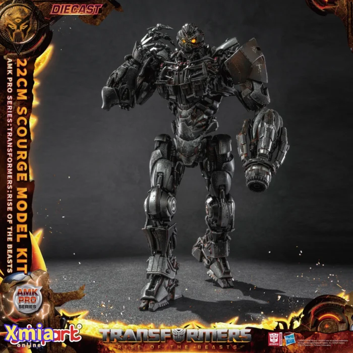 Transformers toy Yolopark Rise of the Beasts AMK PRO Series 22cm Scourge Model Kit