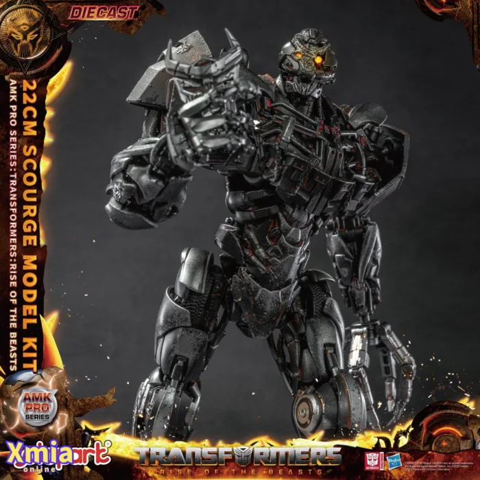 Transformers toy Yolopark Rise of the Beasts AMK PRO Series 22cm Scourge Model Kit